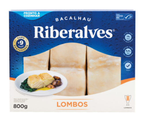 Image de RIBERALVES LOMBOS BACALHAU 800g 3017425MSC