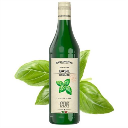 Image de ODK SYRUP LINE BASIL 75cl Glass