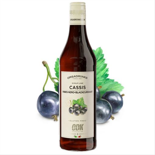 Image de ODK SYRUP LINE BLACK CURRANT CASSIS 75cl Glass