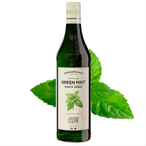 Image de ODK SYRUP LINE GREEN MINT 75cl Glass