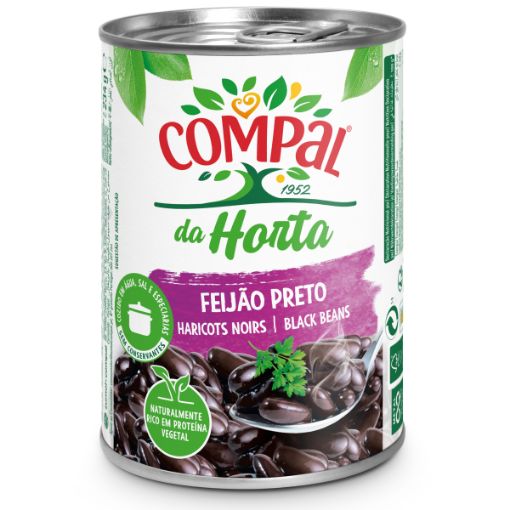 Image de COMPAL FEIJAO PRETO 410g