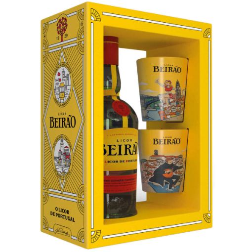 Image de COFFRET LICOR BEIRAO + 2 COPOS