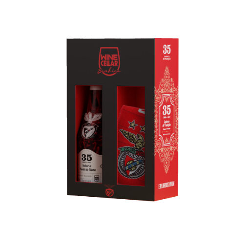 Image de LICOR 35 PACK ADEPTO BENFICA 70cl